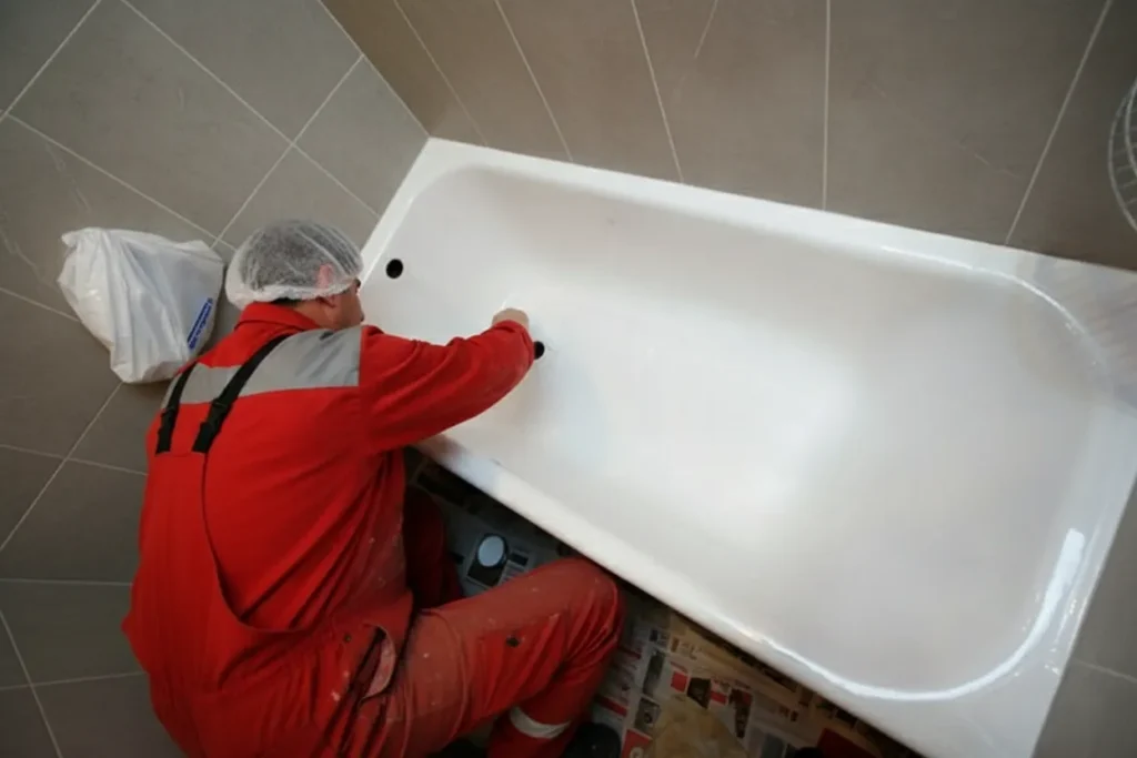 Восстановление чугунной ванны в Нарве